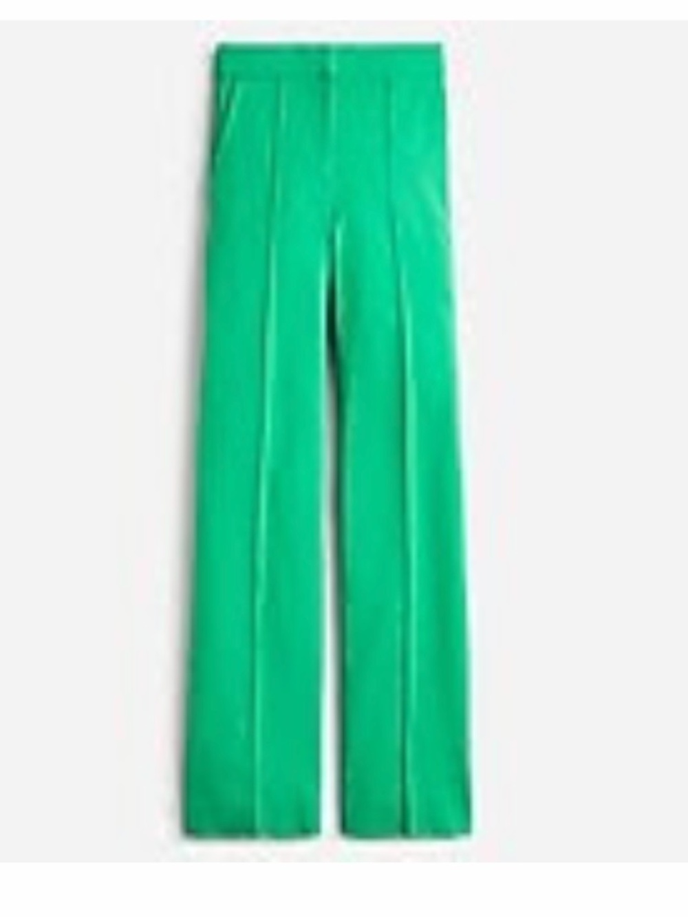 J.Crew wide-leg pant in Italian ponte green 6P